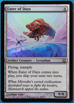 Eater of Days FOIL Darksteel MINT Artifact Rare MAGIC CARD (ID# 503553) ABUGames - Image 1