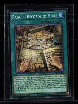 Yu-Gi-Oh! Ragged Records of Rites Chaos Origins SR CORI-EN062 1st Edition - Image 1
