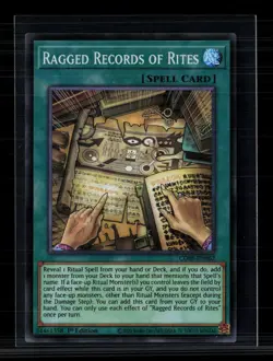 Yu-Gi-Oh! Ragged Records of Rites Chaos Origins SR CORI-EN062 1st Edition - Image 1