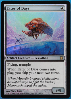 Eater of Days FOIL Darksteel MINT Artifact Rare MAGIC CARD (ID# 503552) ABUGames - Image 1