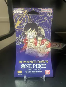 One Piece OP-01 Romance Dawn Sleeved Booster Pack (ENGLISH) Sealed FAST SHIP - Image 1