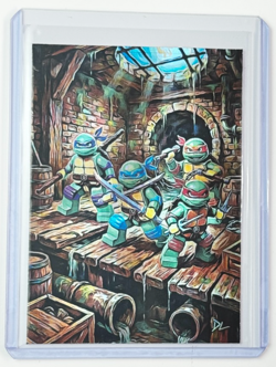 Teenage Mutant Ninja Turtles Artist Signed "The Minifigures" Refractor Card 1/1 - Image 1
