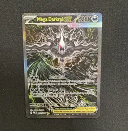 Mega Darkrai EX SIR Pitch Black 116/084 Full Art Holo Rare Pokemon TCG English - Image 1