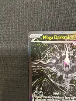 Mega Darkrai EX SIR Pitch Black 116/084 Full Art Holo Rare Pokemon TCG English - Image 2