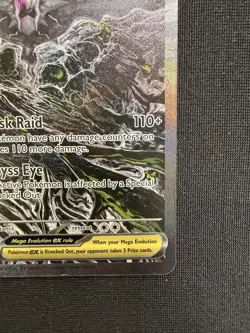 Mega Darkrai EX SIR Pitch Black 116/084 Full Art Holo Rare Pokemon TCG English - Image 4