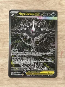 Mega Darkrai EX SIR 116/084 Pitch Black Pokemon TCG PACK FRESH IN HAND - Image 1