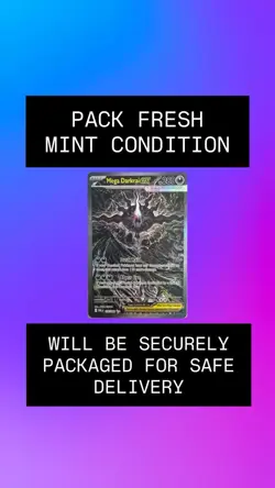 Pokemon TCG Mega Darkrai ex SIR 116/084 Pitch Black - Pack fresh UK - Image 3