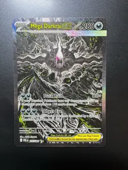 Pokemon TCG Mega Darkrai EX SIR 116/084 Pitch Black Near Mint English Pack Fresh - Image 1