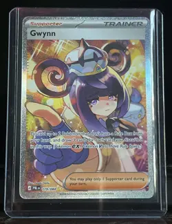 Gwynn 119/084 Pitch Black SIR Special Illustration Rare Pokemon TCG English - Image 1