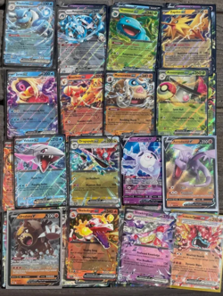 Bulk Pokemon Cards Lot 1000 Near Mint | 100 HOLO/Rev Holo NO Energy | 1V/EX Card - Image 2