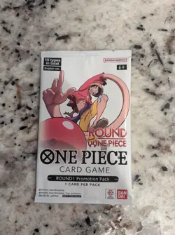 ONE PIECE Card Game ROUND 1 Promo Pack English SEALED **SHIPS NEXT DAY** - Image 1