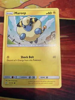 MAREEP - SM TEAM UP - 41/181 - Common - Pokemon Card - NM - Image 1