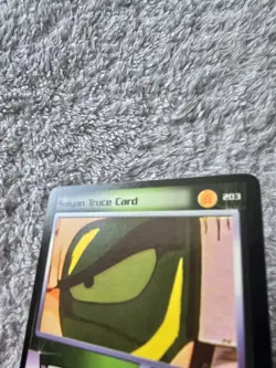 DBZ Dragon Ball Z Saiyan Truce Card 203 CCG Limited Saiyan Saga MP - Image 2