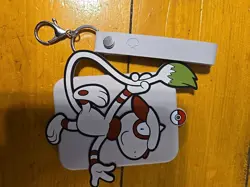 Smeargle Pokemon Tcg Silicone Card Display Keychain Nintendo - Image 1