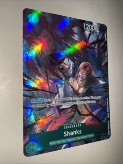 OP13-028 Shanks Alt Art AA One Piece TCG English in hand Card Game CCG - Image 2