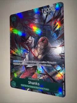 OP13-028 Shanks Alt Art AA One Piece TCG English in hand Card Game CCG - Image 3