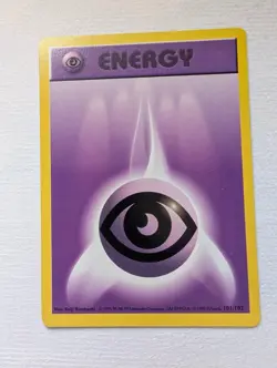 Vintage Psychic Energy 101/102 Shadowless Base Set Pokemon Card WOTC - Image 1