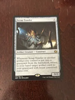 Magic: The Gathering Scrap Trawler Artifact Creature Aether Revolt Colorless Ra… - Image 3
