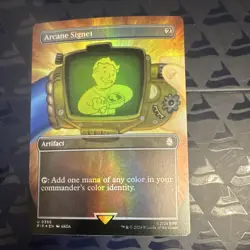 Arcane Signet (Borderless) Universes Beyond: Fallout Foil - Image 1