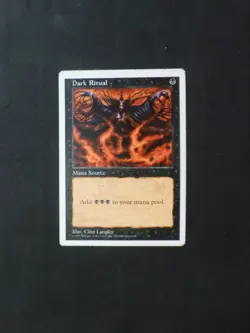 MtG 5th Edition Dark Ritual LP $0.75 Flat Ship VCT124271 - Image 1