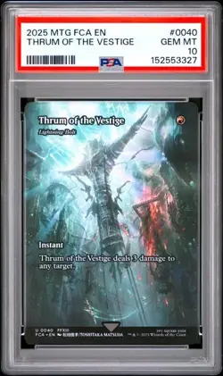 2025 MTG Final Fantasy Thrum of the Vestige PSA 10 GEM Borderless Full Art #0040 - Image 1