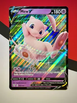 JUMBO Mew V Oversized Promo Card 069/189 Pokemon NM - Image 1