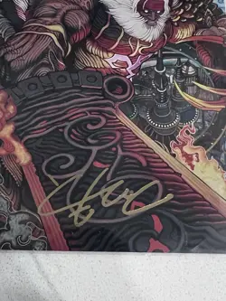 Braska's Final Aeon Art Card Gold-Stamped Signature FINAL FANTASY MTG Magic - Image 2