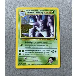 CLEAN Nidoking 7/132 Gym Challenge Holo Rare Unlimited - Image 1