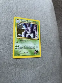 CLEAN Nidoking 7/132 Gym Challenge Holo Rare Unlimited - Image 2