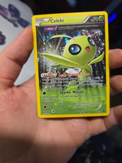 Celebi XY93 Holo Black Star Promo Pokemon Card NM Condition - Image 1