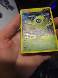 Celebi XY93 Holo Black Star Promo Pokemon Card NM Condition - Image 3