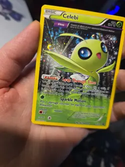 Celebi XY93 Holo Black Star Promo Pokemon Card NM Condition - Image 4
