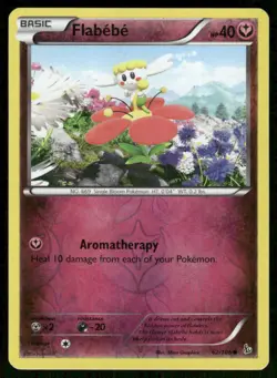POKEMON FLABEBE FLASHFIRE 62/106 REVERSE HOLO C NM/M - Image 1