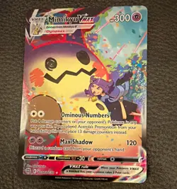 Mimikyu VMAX TG17/TG30 Brilliant Stars Trainer Gallery Full Art Holo 300 HP - Image 1