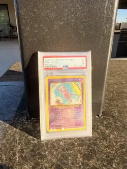 2001 Pokemon Southern Islands Mew #1 Holo Promo English PSA 1.5 POP 1 w Swirl - Image 1