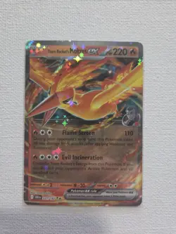 Pokemon Team Rocket's Moltres ex 031/182 (Sv Destined Rivals) DoubleRare Holo NM - Image 1