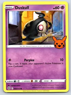 Duskull 060/172 Promo Trick or Trade BOOster Pokemon Near Mint - Image 1