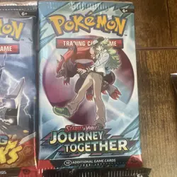 Lot Of 7 SV Booster Packs Paldean Fates Destined Rivals And More Pokemon - Image 5