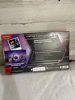 Cynthia's Garchomp ex Premium Collection Box New Sealed Pokemon TCG (6 Boosters) - Image 4
