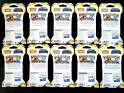 Pokemon TCG Silver Tempest Booster Pack Lot of 10 Factory Sealed Sleeved Packs - Image 2