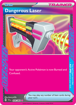Dangerous Laser 058/064 - Shrouded Fable - Pokemon TCG - ACE SPEC Rare - Image 1