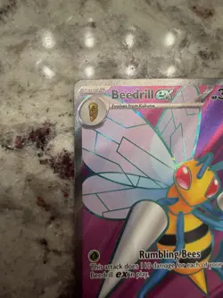 Pokemon TCG Beedrill EX 098/086 CR Holo Full Art Stage 2 HP 310 EN 2023 - Image 2