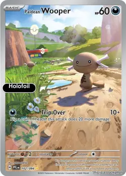 NM Paldean Wooper 102/094 Illustration Rare EN - Image 1
