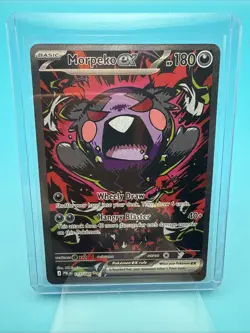 Morpeko ex 117/084 Special Illustration Rare Pitch Black Pokemon Holo Near Mint - Image 1