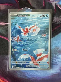 Goldeen Pitch Black 87/84 IR Pokemon TCG Pack Fresh NM - Image 1