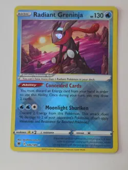Radiant Greninja 046/189 Holo NM Pokemon TCG - Image 1
