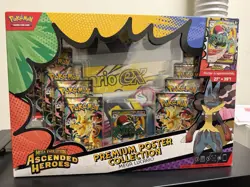 2 Pokemon Ascended Heroes Premium Poster Collection Mega Lucario Mega Gardevoir - Image 2