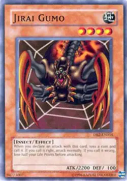 Jirai Gumo - DB2-EN054 - Common - Unlimited Edition - Heavily Played - Image 1