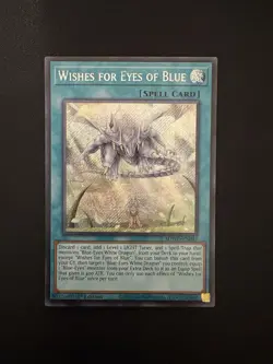 🔥Yugioh Wishes for Eyes of Blue (Secret Rare) SDWD-EN042 NM 1st Ed🔥 - Image 1