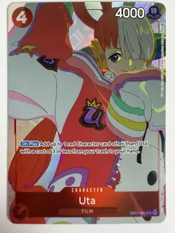 • Uta • OP01-005 Alternate Art Holo Gift Collection 2023 Promo One Piece TCG - Image 3